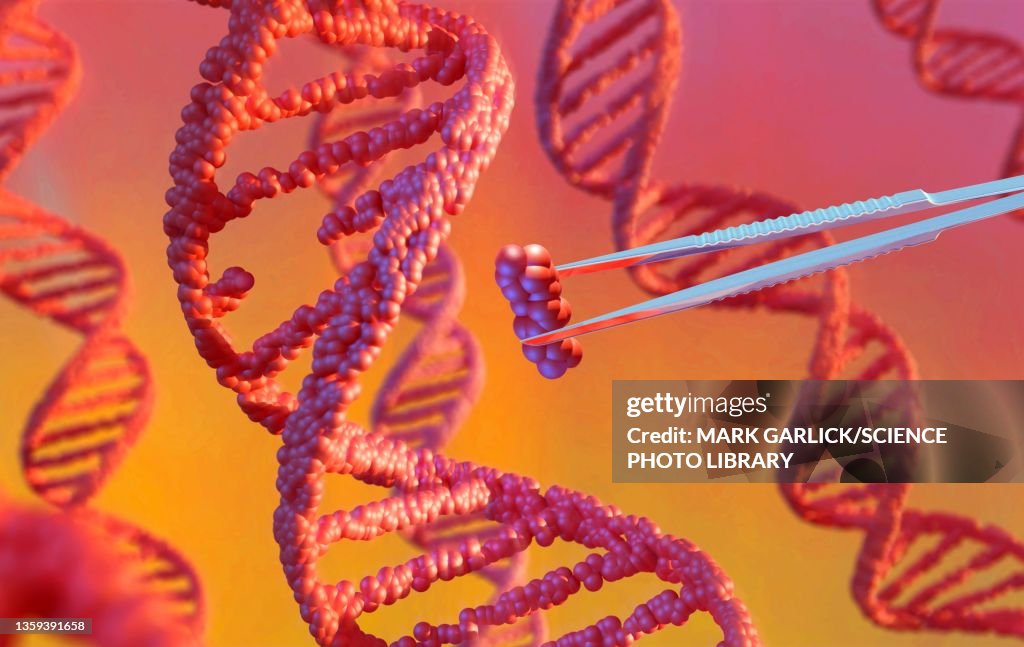 Artwork of DNA Editing