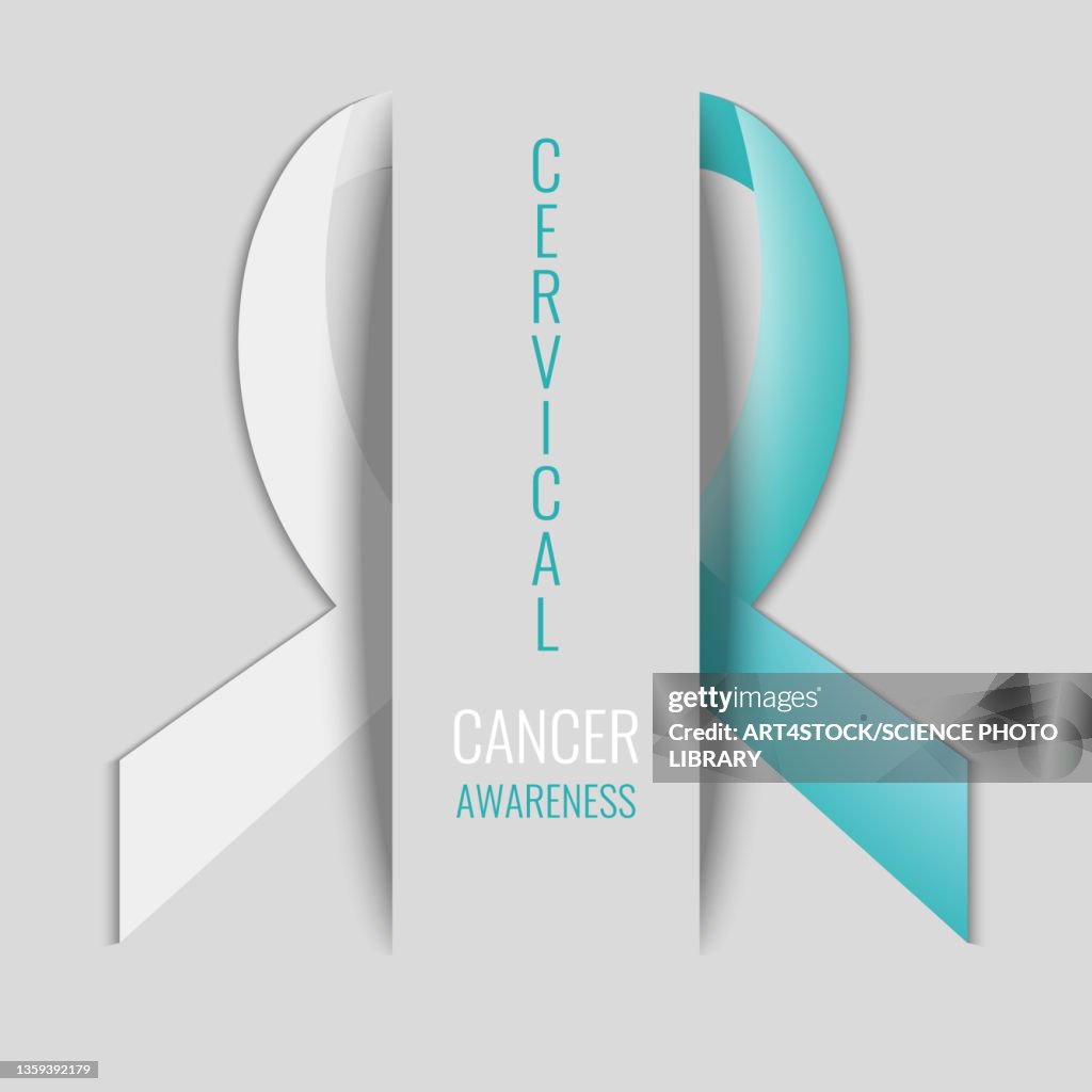 Cervical Ribbon Cervical Cancer Hope Ribbon