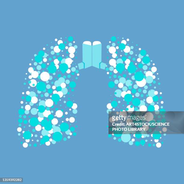 ilustraciones, imágenes clip art, dibujos animados e iconos de stock de asthma, conceptual illustration - nebulizador