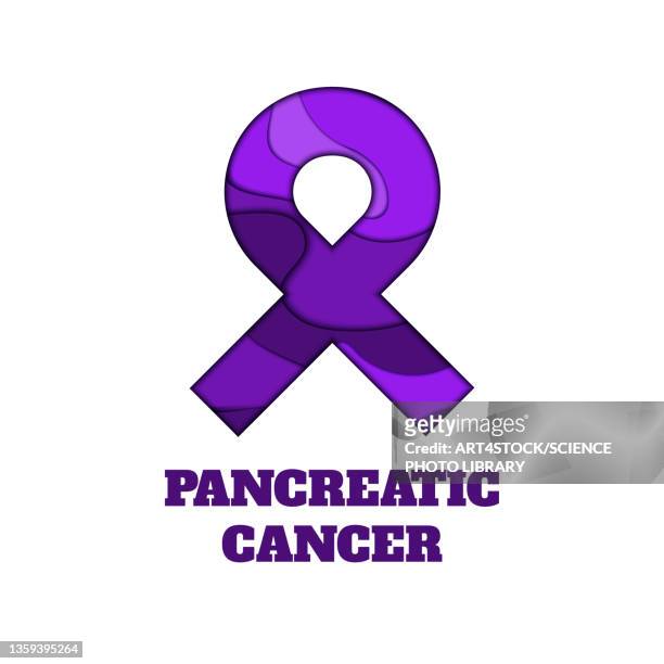 pancreatic cancer awareness, illustration - november stock illustrations