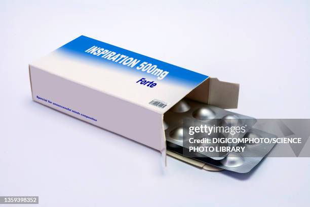 inspiration drug, conceptual illustration - box container stock illustrations