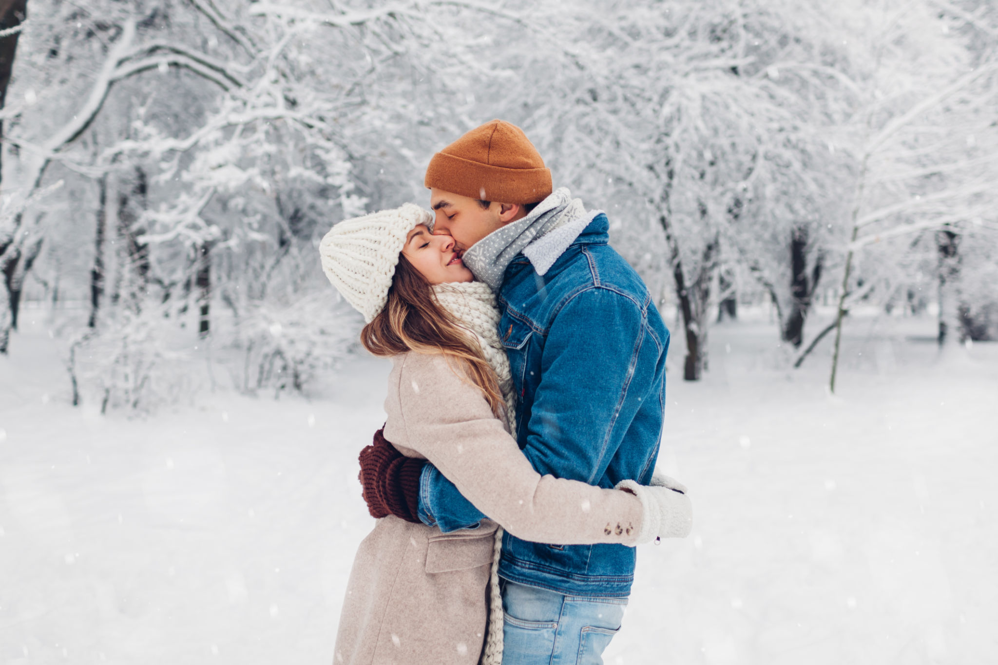 winter couple