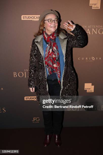 Catherine Frot attends the "En attendant Bojangles" Premiere at Pathe Opera on December 16, 2021 in Paris, France.