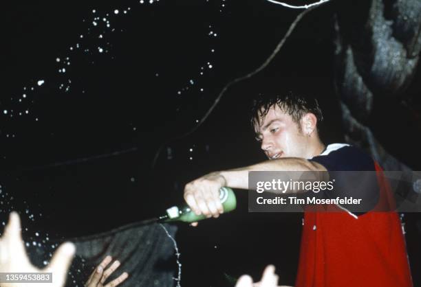 Damon Albarn performs at Bimbo's on October 8, 1995 in San Francisco, California.