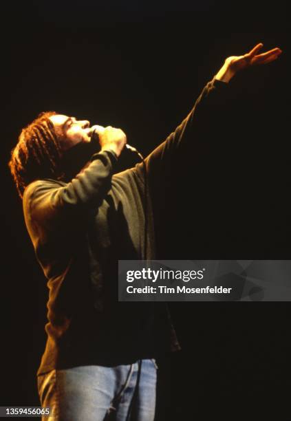 Adam Duritz of Counting Crows performs at the Greek Theatre on September 23, 1994 in Berkeley, California.