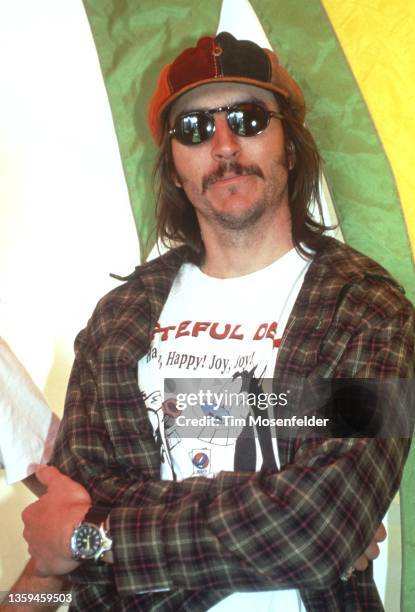 Les Claypool poses during Laguna Seca Daze at Laguna Seca Racetrack on May 28, 1994 in Monterey, California.