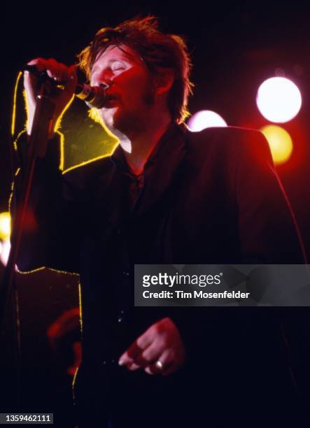 Shane MacGowan performs during the Guinness Fleadh at San Jose State University on June 28, 1998 in San Jose, California.
