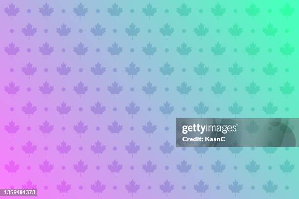 abstract colorful maple leaf shapes design background. abstract canada concept background. abstract background. vector illustration stock illustration - technology adoption stock illustrations