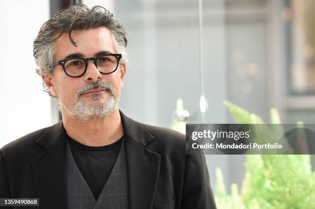 Italian filmmaker Paolo Genovese during the photocall for the presentation of the movie Supereroi. Rome , December 16th, 2021