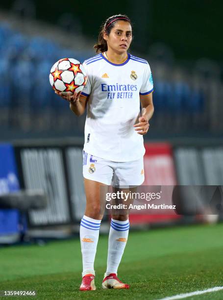 Kenti Robles of Real Madrid looks on during the UEFA Women's Champions League group B match between Real Madrid and WFC Zhytlobud-1 Kharkiv at...