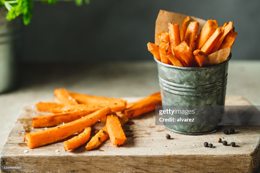 Tasty sweet potato fries