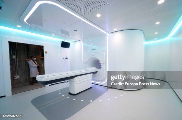 The only MRI-guided molecular precision radiotherapy system that exists in Spain, at the Carlos III Hospital, on 17 December, 2021 in Madrid, Spain....
