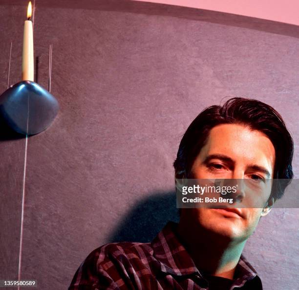 American actor Kyle MacLachlan, poses for a portrait circa June, 1995 in New York, New York.
