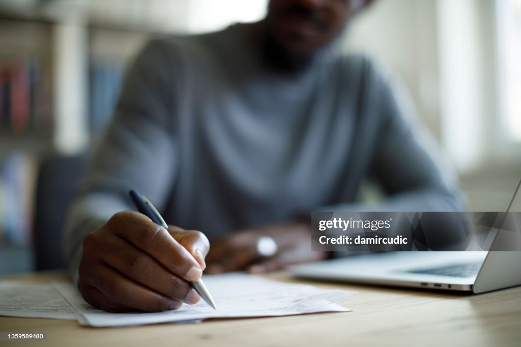 Man working