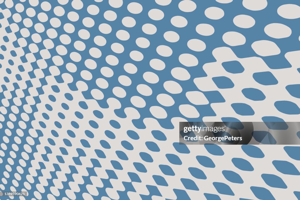 Half Tone Pattern Background With Perspective High-Res Vector Graphic ...