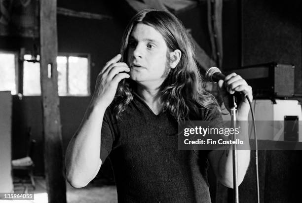 1st MAY: Ozzy Osbourne records the 'Blizzard of Ozz' album at Ridge Farm Studio in West Sussex, England in May 1980.