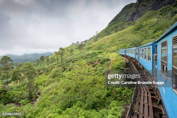 the train from ella to kandy, sri lanka - train journey stock pictures, royalty-free photos & images