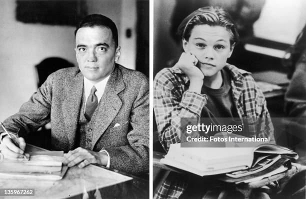 In this composite image a comparison has been made between J. Edgar Hoover and Actor Leonardo DiCaprio. Oscar hype begins this week with the...