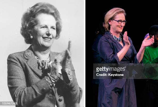 In this composite image a comparison has been made between Margaret Thatcher and Actress Meryl Streep. Oscar hype begins this week with the...