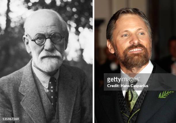 In this composite image a comparison has been made between Sigmund Freud and Actor Viggo Mortensen. Oscar hype begins this week with the announcement...