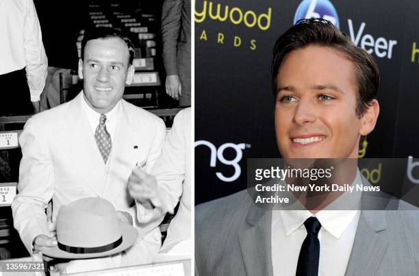 In this composite image a comparison has been made between Clyde Tolson and Actor Armie Hammer. Oscar hype begins this week with the announcement of...