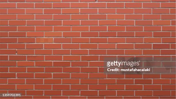 simple brick wall background - brick wall stock illustrations