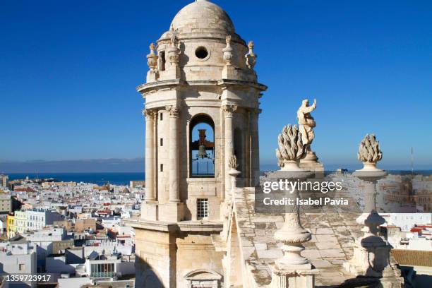 santa cruz cathedral, cádiz, andalusia, spain - cádiz stock pictures, royalty-free photos & images