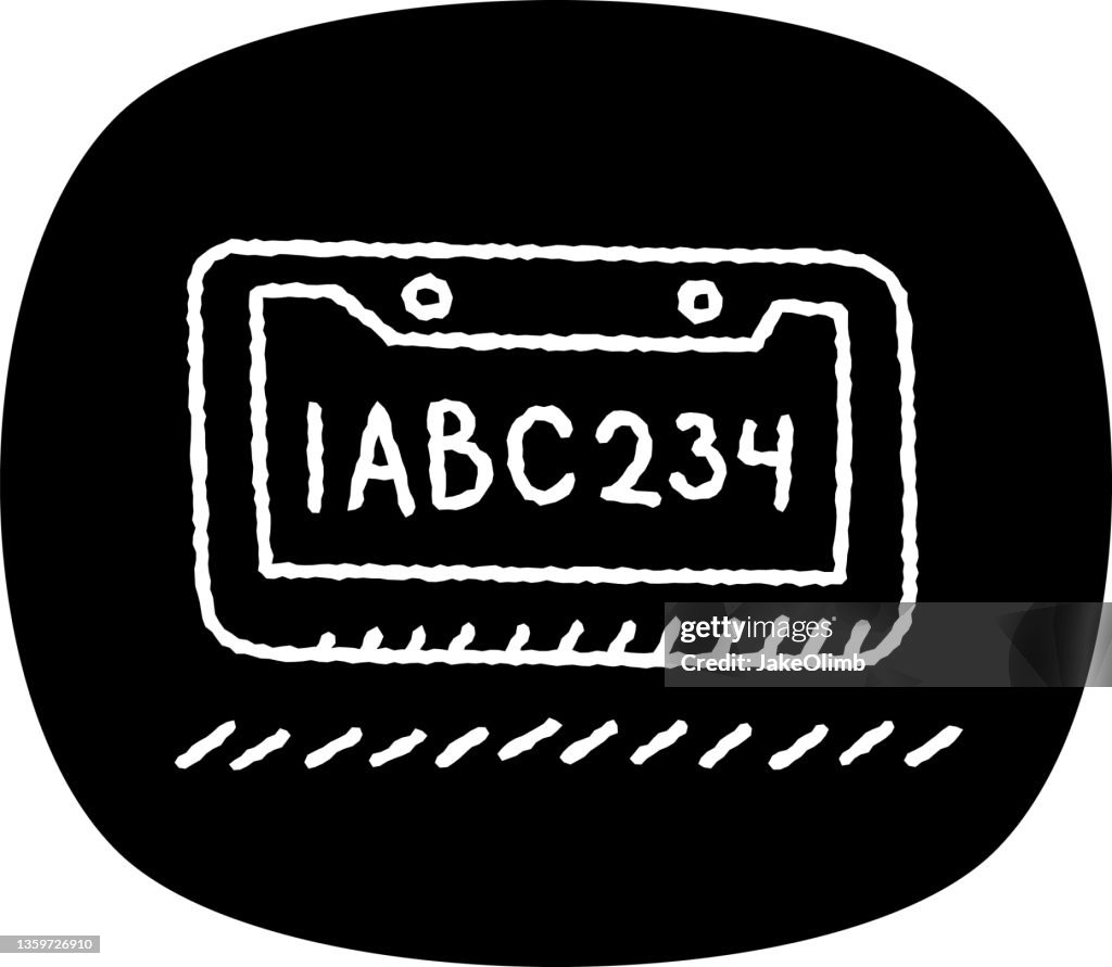 License Plate Doodle 3