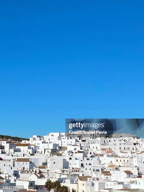 vejer de la frontera, cádiz, spain - vejer de la frontera stockfoto's en -beelden