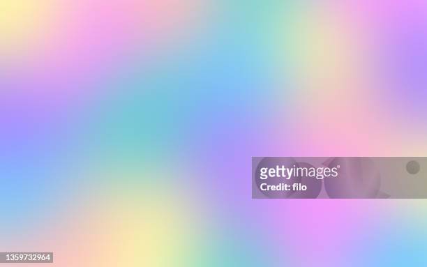 pastel easter spring blur background - cotton candy stock illustrations