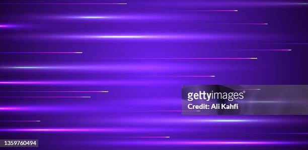 abstract light rays speed and motion blur background vector - fibre internet stock illustrations