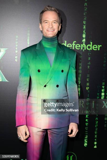 Neil Patrick Harris attends "The Matrix Resurrections" Red Carpet U.S. Premiere Screening at The Castro Theatre on December 18, 2021 in San...