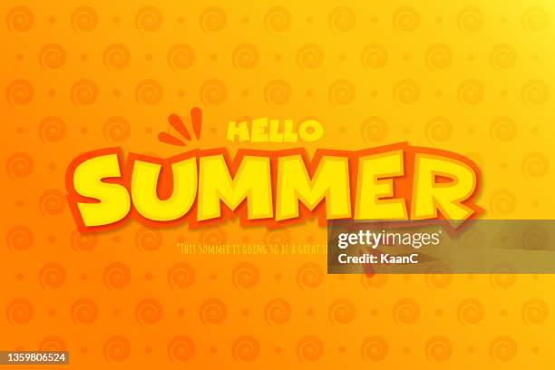 lettering composition of summer vacation stock illustration - single word 幅插畫檔、美工圖案、卡通及圖標