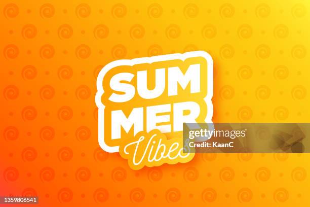 lettering composition of summer vacation stock illustration - beach vibes stock illustrations