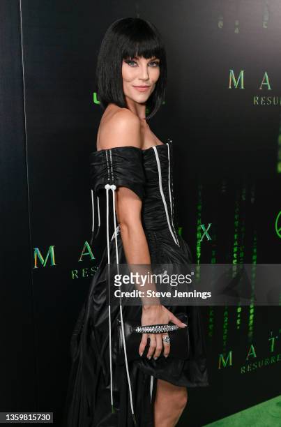 Actress Ellen Hollman attends "The Matrix Resurrections" Red Carpet U.S. Premiere Screening at The Castro Theatre on December 18, 2021 in San...
