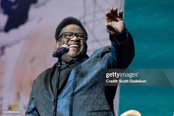 Singer Al Green performs onstage during Once Upon a Time in LA Music Festival at Banc of California Stadium on December 18, 2021 in Los Angeles,...