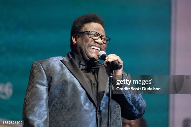 Singer Al Green performs onstage during Once Upon a Time in LA Music Festival at Banc of California Stadium on December 18, 2021 in Los Angeles,...