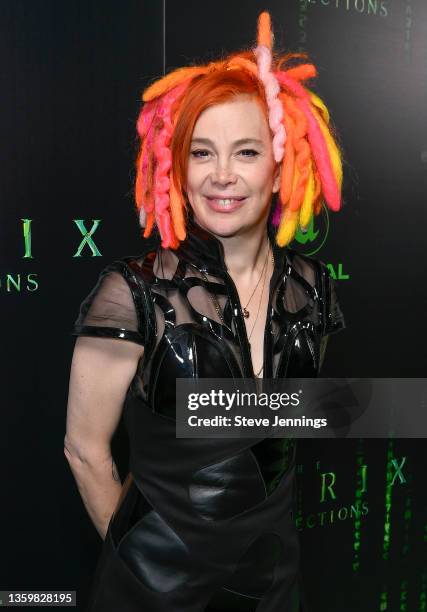 Director, Producer and Writer Lana Wachowski attends "The Matrix Resurrections" Red Carpet U.S. Premiere Screening at The Castro Theatre on December...