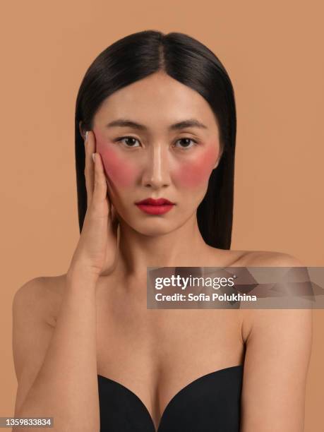 Red Lady Cheeks 598 Woman Blush Cheeks Stock Photos, High-Res Pictures, and Images ...