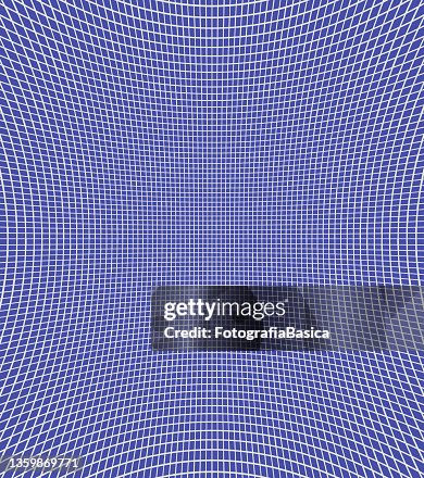 Concave white lines grid pattern background Concave white lines grid pattern background