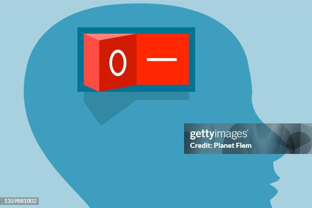 flick the switch - turning on or off stock illustrations