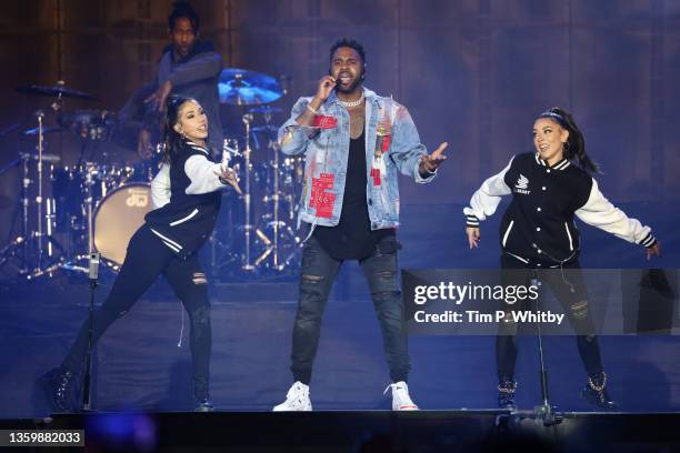 Jason Derulo performs on stage during MDLBEAST SOUNDSTORM 2021 on December 19, 2021 in Riyadh, Saudi Arabia.