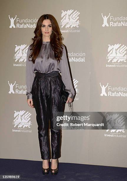 Actress Paz Vega attends the "Juntos Por La Integracion" charity gala organized by the Foundation Rafa Nadal on December 15, 2011 in Barcelona, Spain.