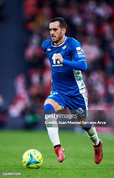 Juan Miguel Jimenez 'Juanmi' of Real Betis Balompie in action during the LaLiga Santander match between Athletic Club and Real Betis at San Mames...