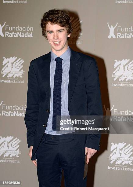 Freddie Highmore attends the "Juntos Por La Integracion" charity gala organized by the Foundation Rafa Nadal on December 15, 2011 in Barcelona, Spain.