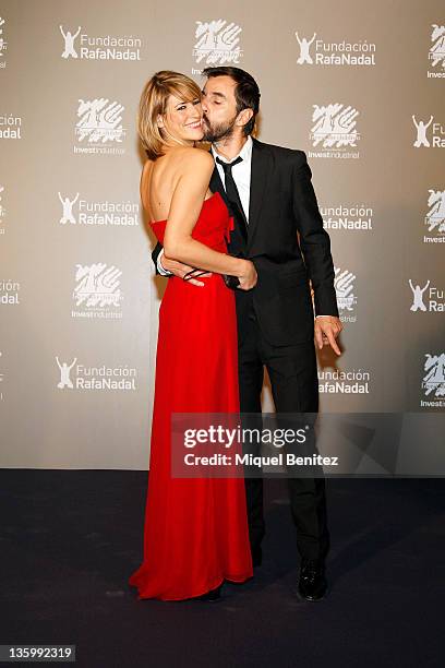Actor Santi Millan and wife Rosa Olucha attend the "Juntos Por La Integracion" charity gala organized by the Foundation Rafa Nadal on December 15,...