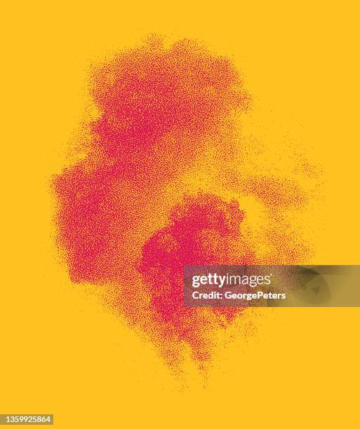 smoke cloud from fire - climate change abstract stock illustrations