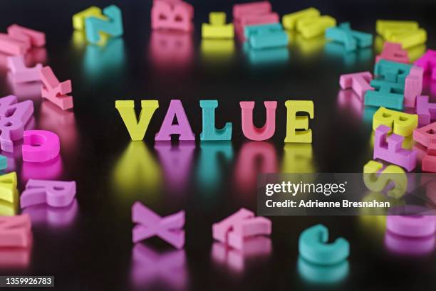 Values Block Letters Childrens Blocks Font Photos and Premium High Res Pictures - Getty Images