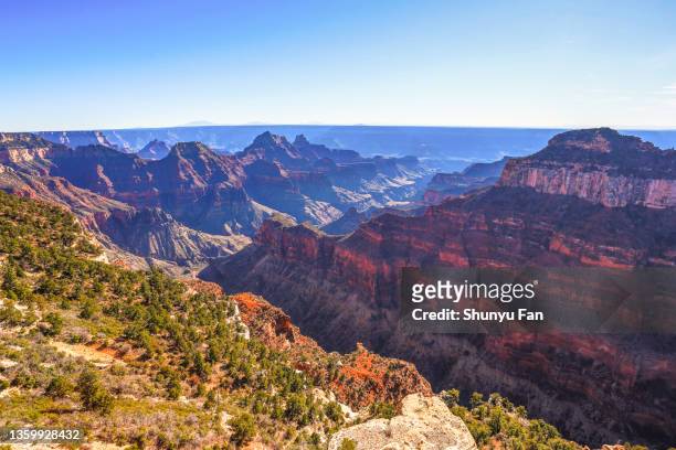 grand canyon north rim - grand canyon rock formation stock pictures, royalty-free photos & images