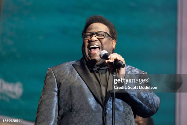 Singer Al Green performs onstage during Once Upon a Time in LA Music Festival at Banc of California Stadium on December 18, 2021 in Los Angeles,...